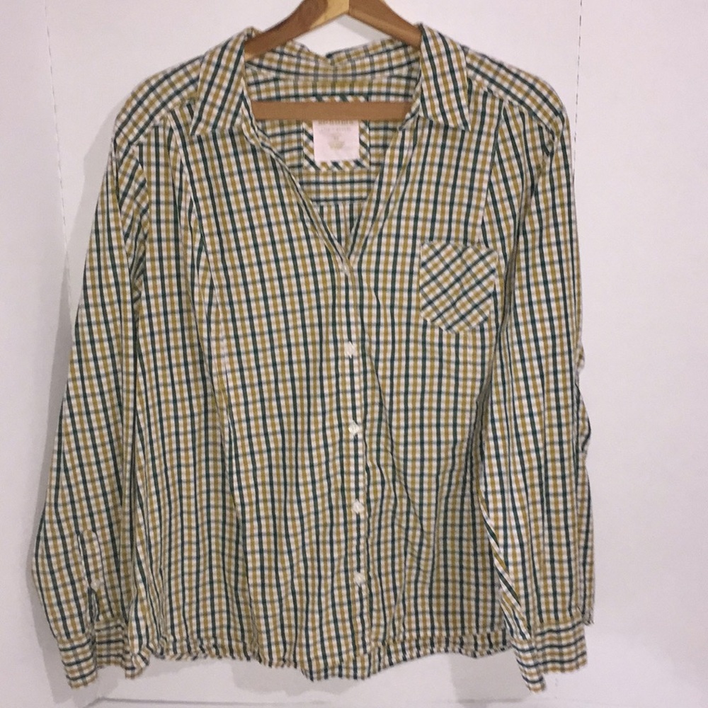 Sonoma brand long sleeve button up shirt. 3X EUC